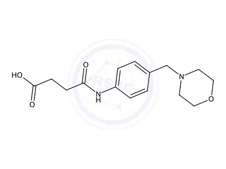 Chemical structure of 4-((4-(Morpholinomethyl)phenyl)amino)-4-oxobutanoic acid