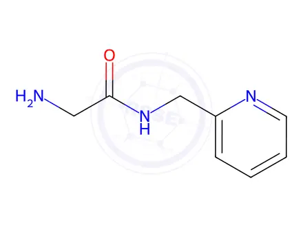 Chemical structure of 2-Amino-N-(pyridin-2-ylmethyl)acetamide Dihydrochloride