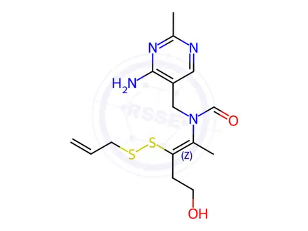 Chemical structure of ALLITHIAMINE