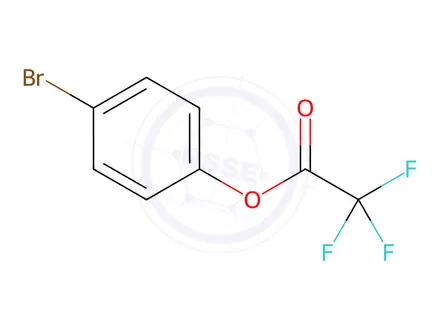 Chemical structure of 4-Bromophenyl trifluoroacetate