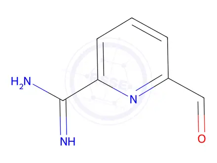 Chemical structure of 6-Formylpicolinimidamide