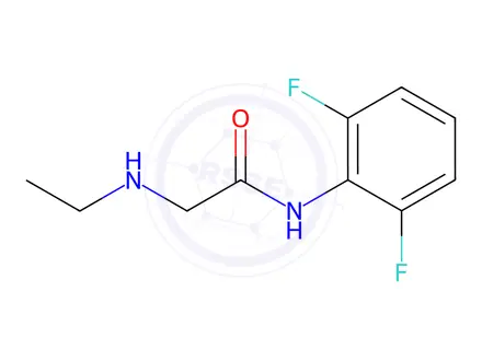 Chemical structure of N-(2,6-difluorophenyl)-2-(ethylamino)acetamide