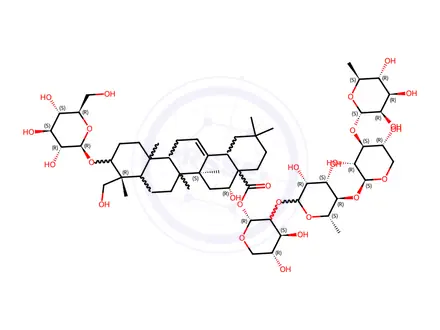 Chemical structure of Chrysanthellin B
