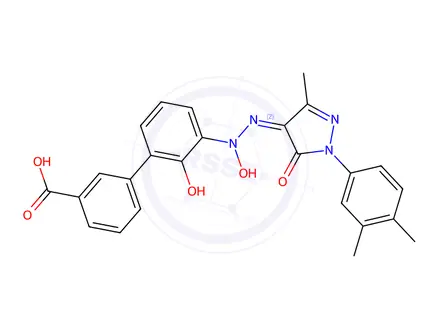 Chemical structure of Eltrombopag N-Oxide Impurity