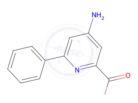 Chemical structure of 4-amino-6-phenylpicolinic acid