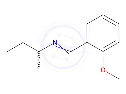 Chemical structure of N-(sec-Butyl)-N-[(2-methoxyphenyl)methylene]amine