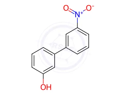 Chemical structure of 3'-Nitro-[1,1'-biphenyl]-3-ol