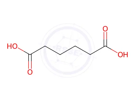 Chemical structure of Adipic Acid