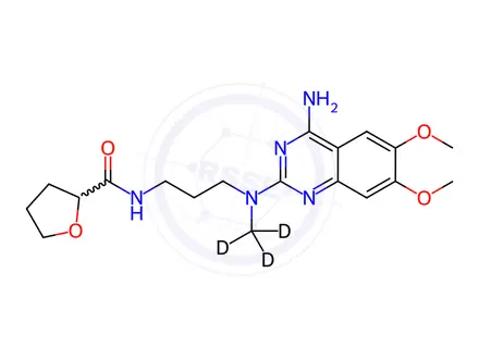 Chemical structure of Alfuzosin-d3