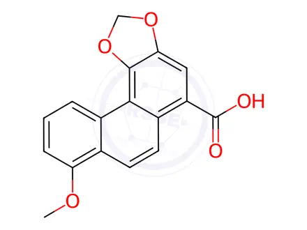 Chemical structure of aristolic acid