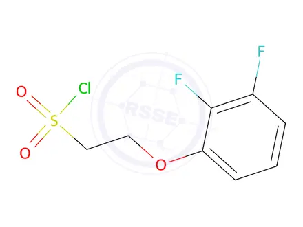 Chemical structure of 2-(2,3-Difluorophenoxy)ethane-1-sulfonyl chloride