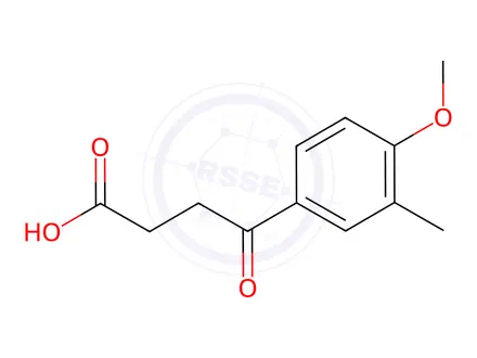 Chemical structure of 4-(4-METHOXY-3-METHYL-PHENYL)-4-OXO-BUTYRIC ACID