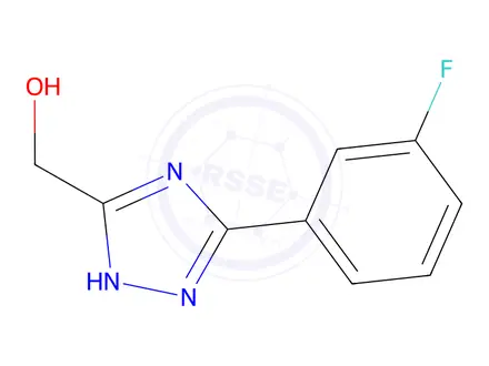 Chemical structure of (5-(3-Fluorophenyl)-1H-1,2,4-triazol-3-yl)methanol