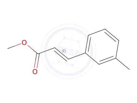 Chemical structure of methyl (E)-3-(3-methylphenyl)prop-2-enoate