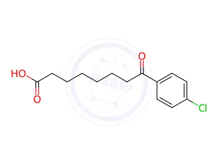 Chemical structure of 8-(4-CHLOROPHENYL)-8-OXOOCTANOIC ACID