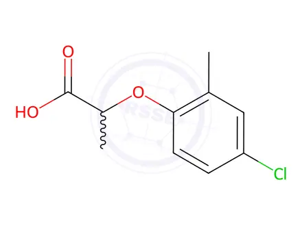 Chemical structure of Mecoprop