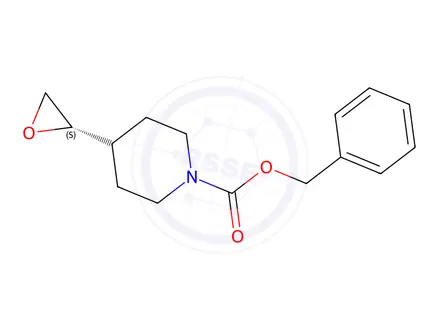 Chemical structure of (S)-Benzyl 4-(oxiran-2-yl)piperidine-1-carboxylate