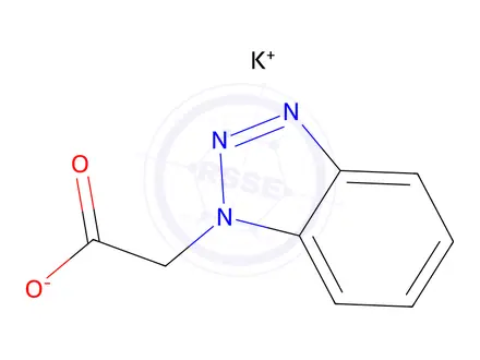 Chemical structure of Potassium 2-(1H-1,2,3-benzotriazol-1-yl)acetate