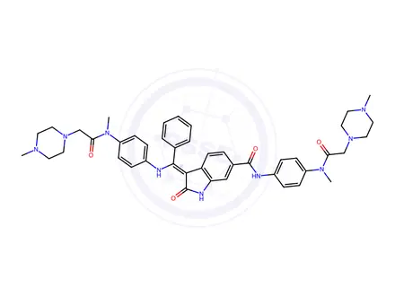 Chemical structure of Nintedanib Impurity N6