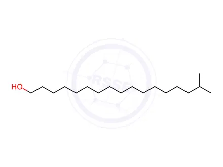 Chemical structure of Isooctadecanol
