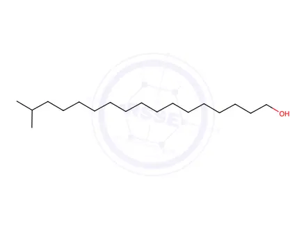 Chemical structure of 16-Methylheptadecan-1-ol