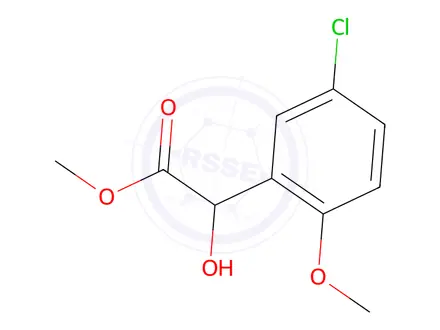 Chemical structure of Methyl 2-(5-chloro-2-methoxyphenyl)-2-hydroxyacetate