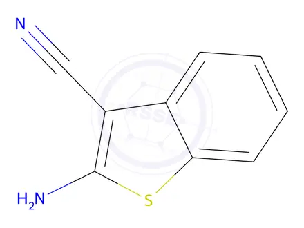 Chemical structure of 2-Aminobenzo[B]thiophene-3-carbonitrile