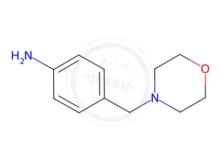 Chemical structure of 4-Morpholin-4-ylmethyl-phenylamine