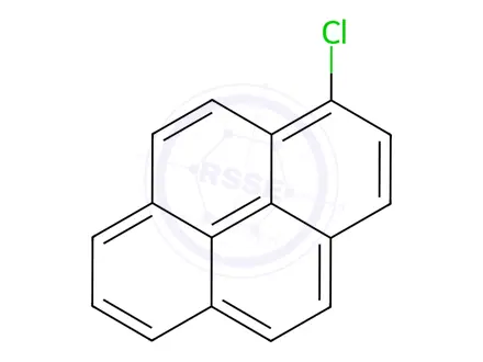 Chemical structure of 1-Chloropyrene