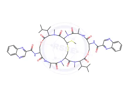 Chemical structure of Quinomycin C