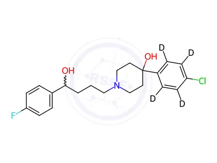 Chemical structure of Reduced Haloperidol-d4