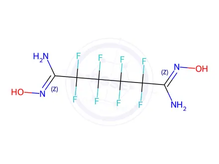 Chemical structure of Octafluorohexanediamiddioxime