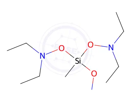 Chemical structure of O,O',O''-(Methylsilanetriyl)tris(N,N-diethylhydroxylamine)