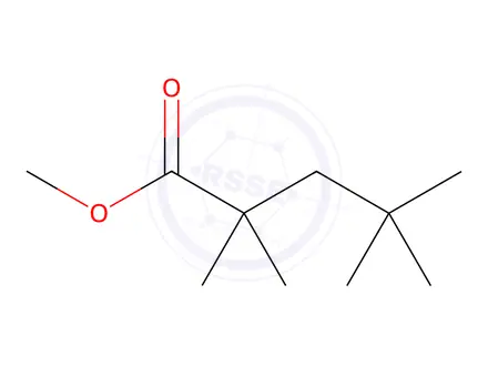 Chemical structure of 2,2,4,4-Tetramethylpentanoic acid methyl ester
