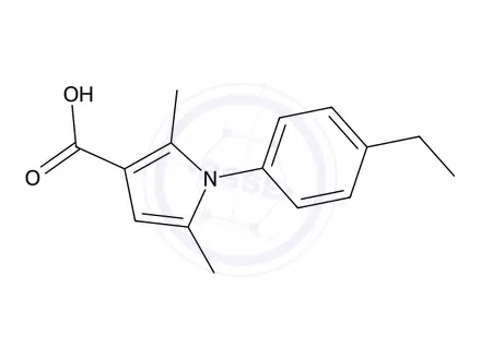 Chemical structure of 1-(4-Ethylphenyl)-2,5-dimethyl-1h-pyrrole-3-carboxylic acid