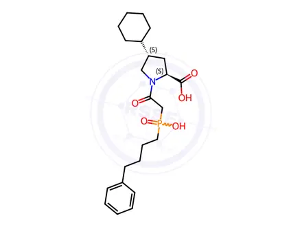 Chemical structure of Fosinopril EP Impurity A-D5