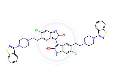Chemical structure of Ziprasidone Hydrochloride Impurity 48