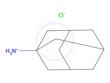 Chemical structure of Adamantanamine hydrochloride