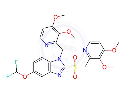 Chemical structure of Pantoprazole Sodium Impurity 76