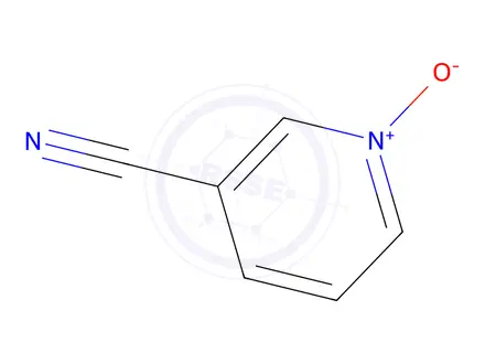 Chemical structure of 3-Cyanopyridine N-oxide