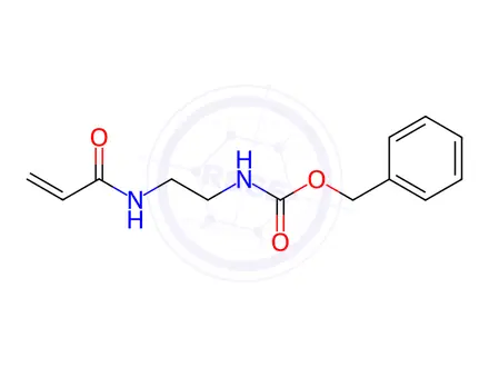 Chemical structure of benzyl N-[2-(prop-2-enamido)ethyl]carbamate