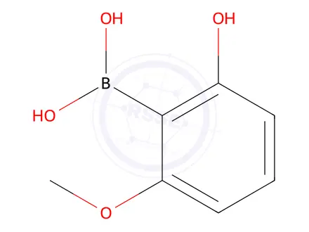 Chemical structure of (2-Hydroxy-6-methoxyphenyl)boronic acid