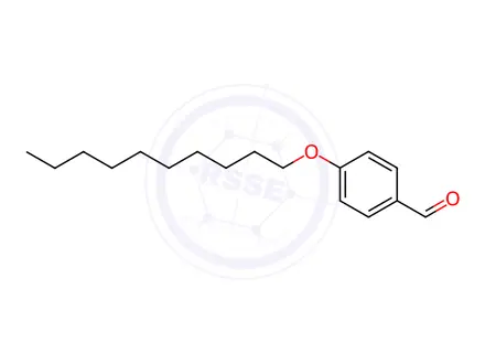 Chemical structure of 4-N-DECYLOXYBENZALDEHYDE