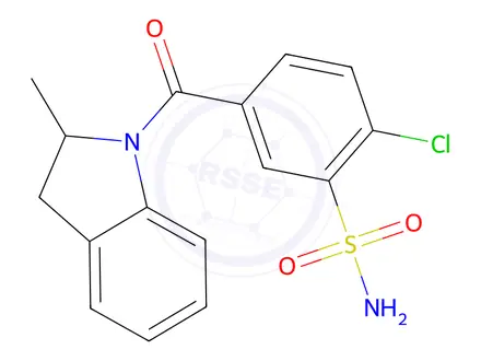 Chemical structure of Indapamide Impurity 91