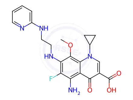 Chemical structure of Garenoxacin Impurity 8