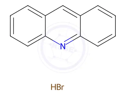 Chemical structure of Acridine hydrobromide