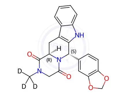 Chemical structure of cis-ent-Tadalafil-d3