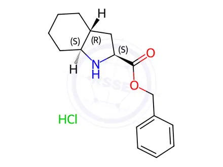 Chemical structure of Trandolapril Impurity 8(hydrochloride)
