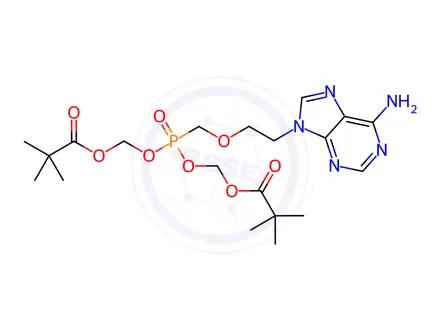 Chemical structure of Adefovir Dipivoxil