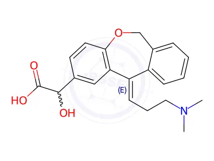Chemical structure of Olopatadine USP Related Compound A